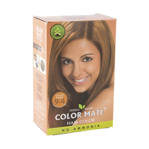 Краска для волос Color Mate Hair Color золотистокоричневый тон 9.4
