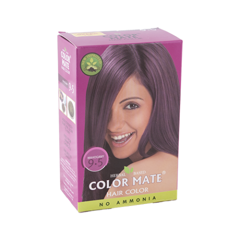 Краска для волос Color Mate Hair Color красное дерево  тон 9.5 Вес  г: 75 г  (5 x 15 g) 