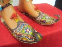 ethnic shoes hand made natural leather size 38 f
