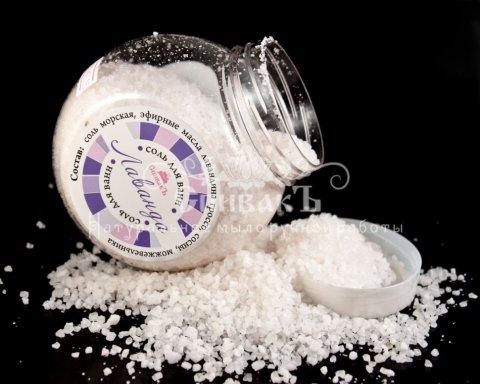 Соль для ванны Лаванда, Спивакъ, 600 гр