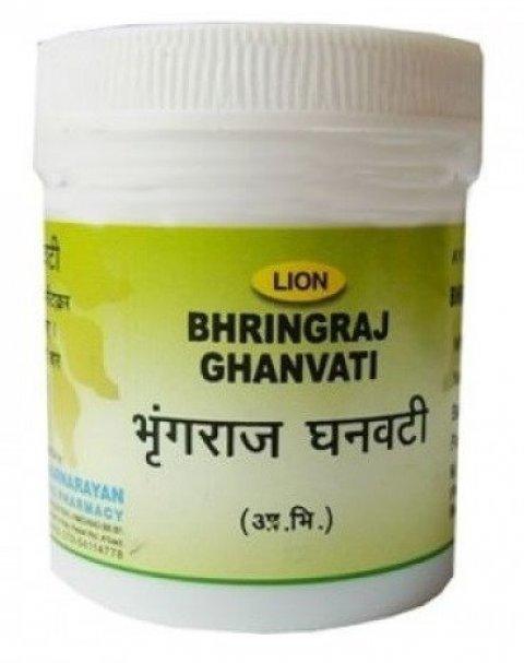Брингарадж Bhringraj ghanvati - средство для волос и мозга 100 таб.